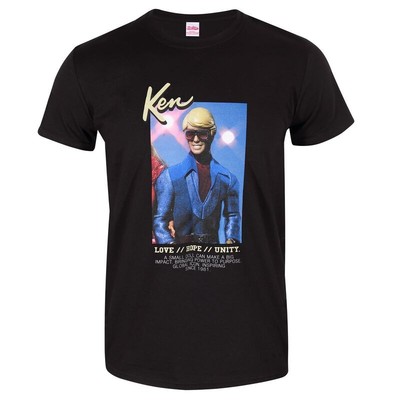 Barbie T-Shirt Herren Barbie - Ken - Love Hope Unity schwarz S