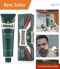 Refreshing Menthol Shaving Cream for Men Paraben Free All Skin Types 8X2.25 I...