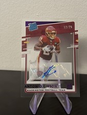 2020 Panini Chronicles - Clearly Donruss Rated Rookie Antonio Gibson #RR-AG Holo