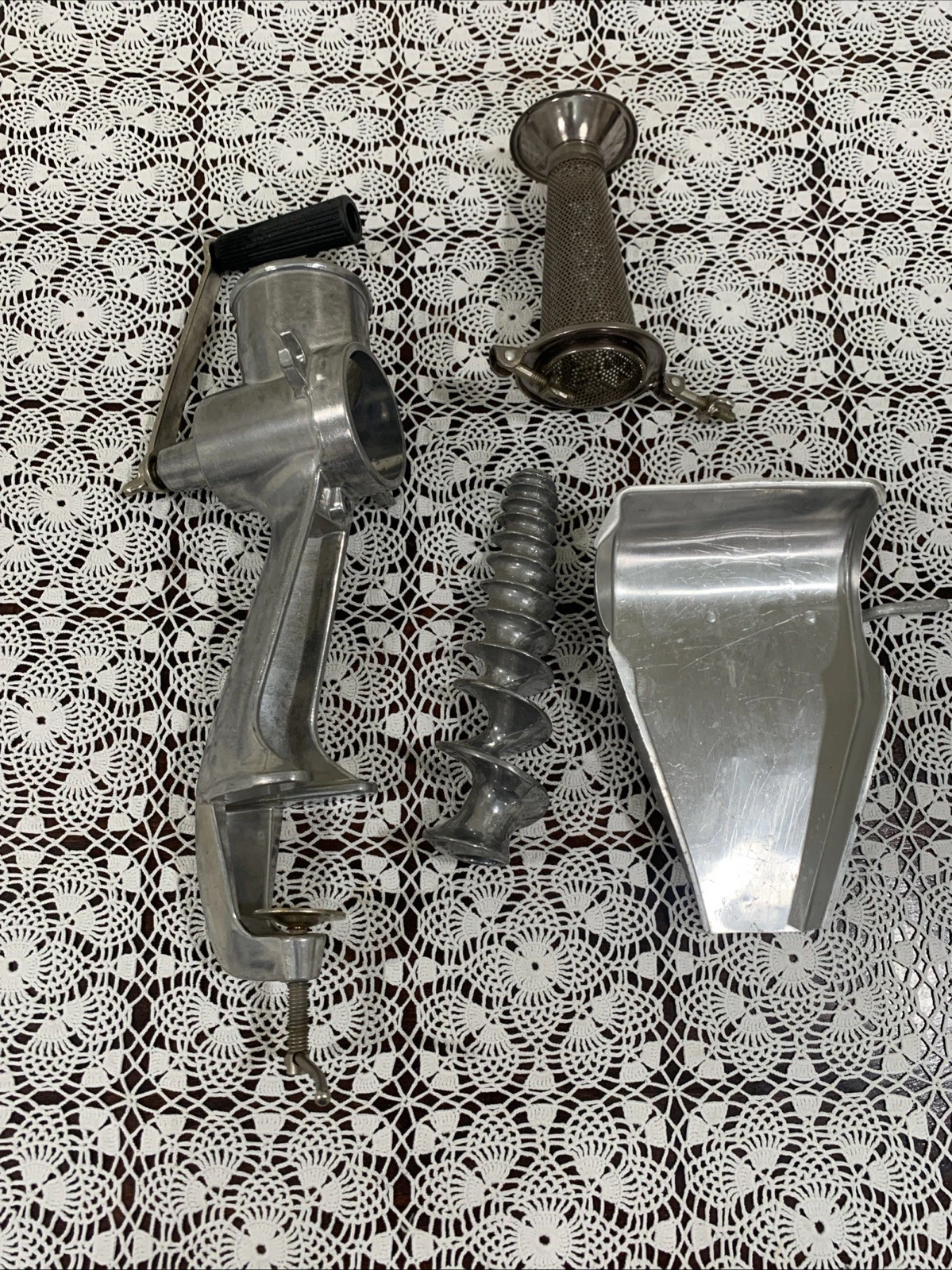 The Original All Metal Squeezo II Strainer by Garden Way, great condition