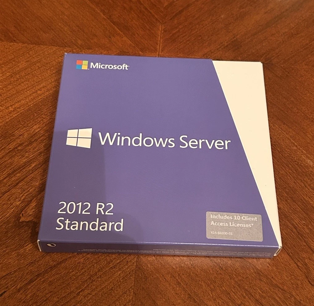 Microsoft Windows Server 2012 R2 estándar 64 bits venta al por menor 10 CAL DVD P73-05967