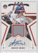 2025 Panini Stars and Stripes Signature Materials Andrew Jimenez Auto 1g1q