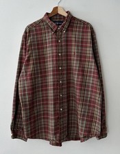Vintage 90s Polo Ralph Lauren Plaid Long Sleeve Button Up Shirt Oxford Mens 2XL