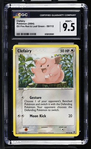 Clefairy graded CGC 9.5 for sale on eBay