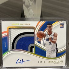 Caleb Houstan 2022-23 Panini Immaculate Gold Premium Patch Auto AU RC /10 RPA