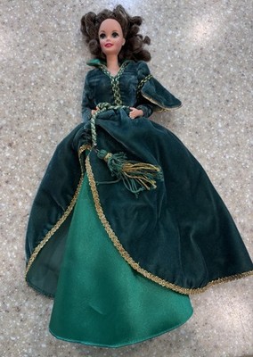Scarlett O Hara Barbie Gone With The Wind Curtain Dress Loose