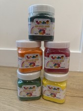 Sand for Sand Art  5 Colors  Colored Sands Bulk, Delightful Sands