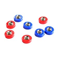 8 Pieces Shuffleboard Pucks Indoor Shuffleboard Games Pucks Portable Rolling