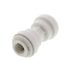 3/8" OD Polypropylene Union Connector Quick Connect Fitting Single Unit