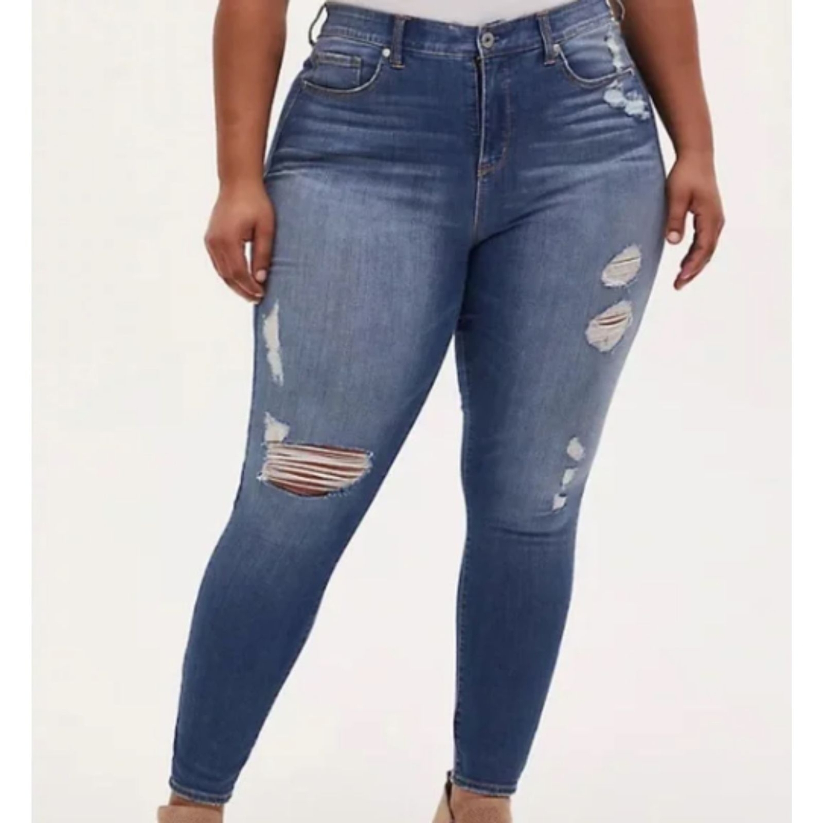 Size 30t Premium Stretch Tall Distressed