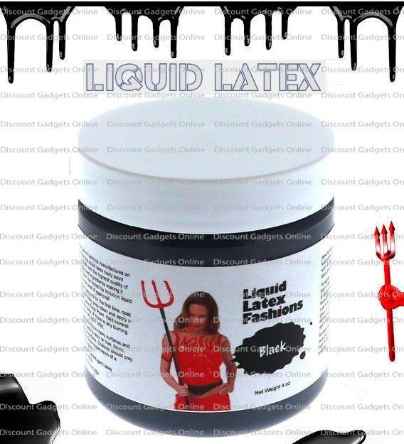 Liquid Latex Body Paint Solid Black 16oz for sale online eBay