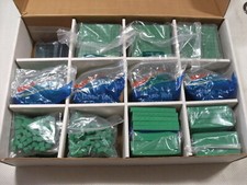 Lot of 582 Pcs of ETA MANIPULITE Green Base 10 Rods Flats Bases Cubes  More