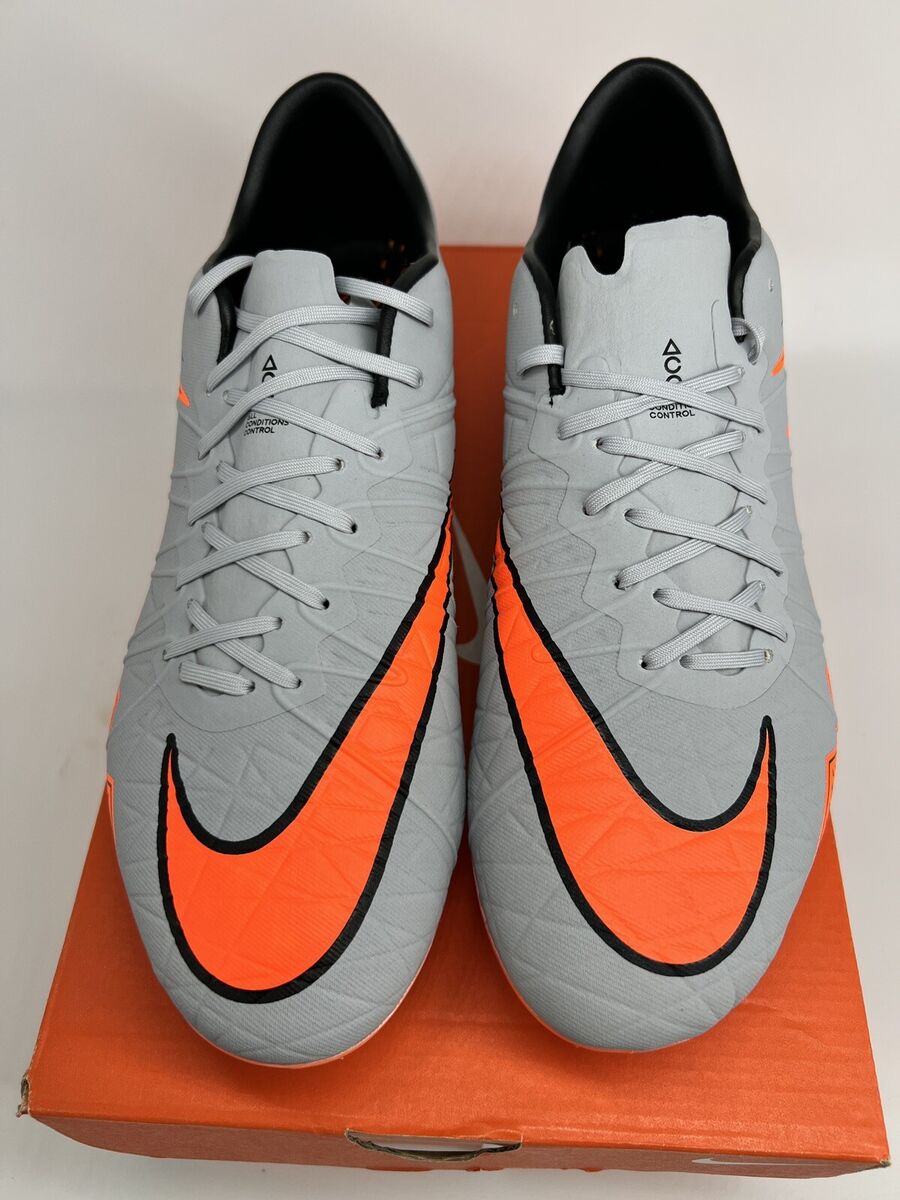 Size 9.5 Nike HyperVenom Phinish FG Soccer Cleats Orange Size 9.5 Nike HyperVenom Phinish FG Soccer Cleats Orange