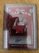 2023-24 Donruss Elite Yearbook Tristan Vukcevic Rookie Auto RC Wash Wizards 