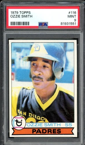 1979 Topps #116 Ozzie Smith RC PSA 9 (MINT)