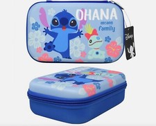 Lilo Stitch Disney Ohana Pencil Case - Blue