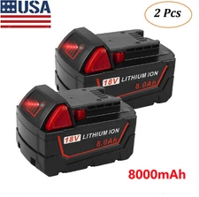 For Milwaukee for M18 Lithium 8.0Ah Extended Capacity 48-11-1828 US