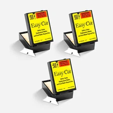 EasyCut Safety Box Cutter Knife REPLACEMENT BLADES 81 Count - Pack of 3 Box