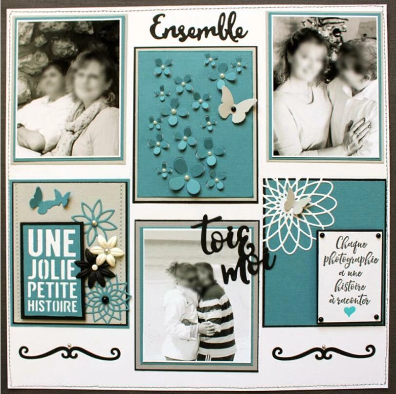 Blume Embossing Metall Stencil Cutting Dies Scrapbooking Stanzschablone Karte  - Bild 4 von 4