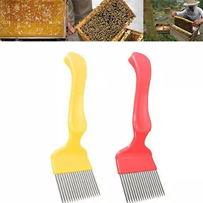 Acheter New Steel Bee Keeping Honey Comb Beekeeping Tine Uncapping Fork Hive Tools J-wf
