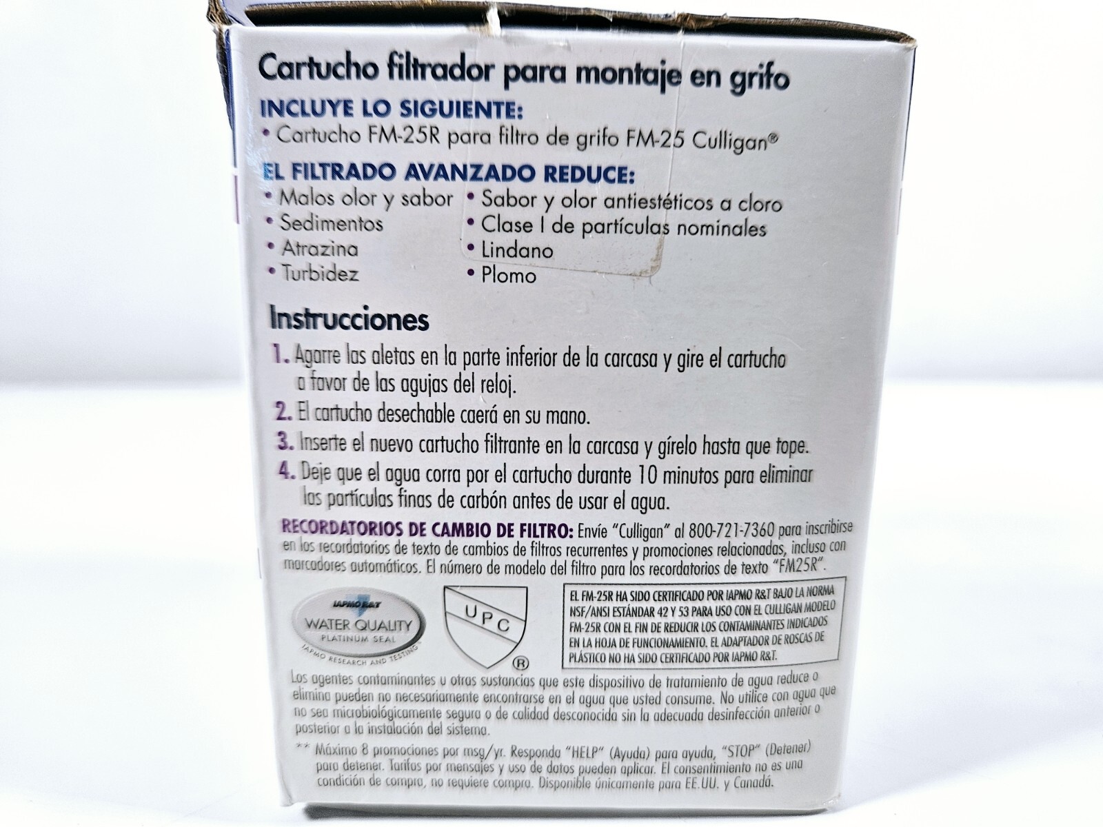 Culligan FM-25R Water Filter Replacement Cartridge for FM-25