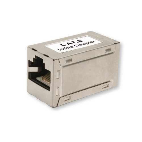 Cat6 RJ45 to RJ45 Shielded Cable Coupler - KAUDEN - Works with Cat5e Cat7 also