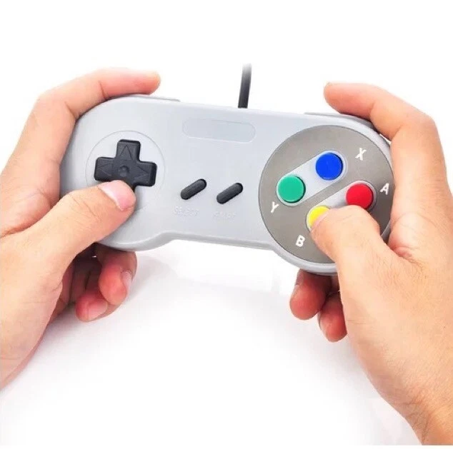 SNES / Super Nintendo Konsole + Mario Spiel, 2 Controller 🎮🎮✅ & ALLE Kabel - Bild 4 von 4