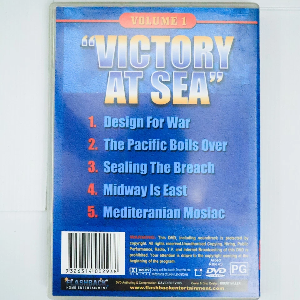Victory at Sea: Volume 1 (DVD, 1952) Legendary World War II Documentary Footage - Image 2 of 4