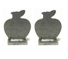 AR500 Apple Silhouette Steel Knock-Over Target 3/8" Set of 2