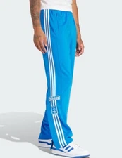 NEW MENS ADIDAS ORIGINALS ADIBREAK BUTTON TRACK PANTS ~SIZE LARGE  #IM8224
