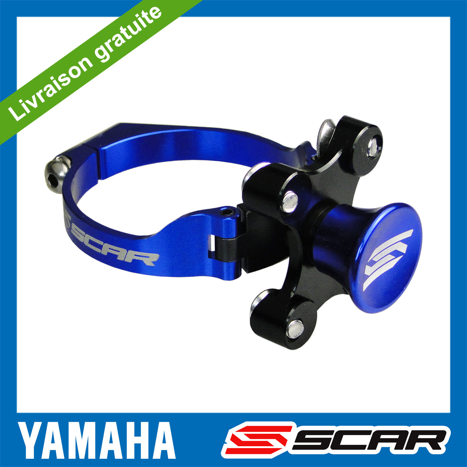 Kit depart holeshot YZ 125 Scar bleu pour eviter le cabrage moto