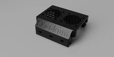 SKOOKUM RC TRAXXAS XMAXX DUAL 30mm, 35mm or 40mm Dual FAN Mount MOTOR COOLER (OR ESC)