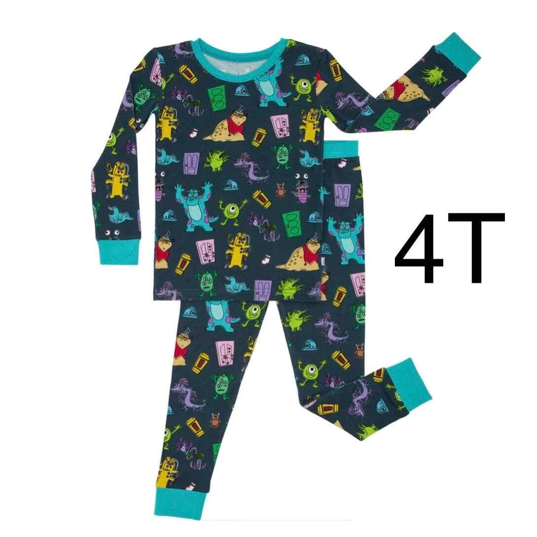 Little Sleepies Monsters, Inc. Two-Piece Pajama Set 4T