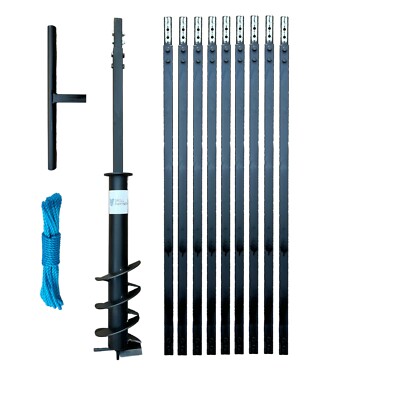 DRILLPARTNER 145mm/10m Erdbohrer PLUNSCHER Brunnenbohrer Brunnenbohrgerät/gratis