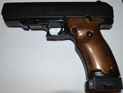Hi Point JCP-40 JHP-45 pistol grips dark brown plastic