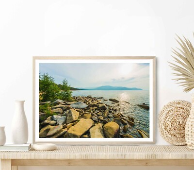 Crystal Clear Water of Lake Baikal Poster Premium Quality Choose your Size