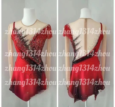 674.New figure skating costumes handmade custom clothing