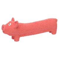 Flamingo Hundespielzeug Zwano Schwein Rosa 6X26Cm Squeaker FüR Hunde