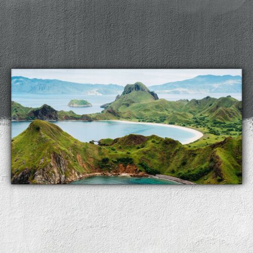 Insel Berge Tropisch 100x50 Großbild Bild Bilder Canvas Leinwand - Bild 1 von 11