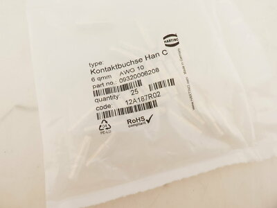 Harting Kontaktbuchse Han C / 09320006208/ 6mm² / AWG10  (21-10-19-30)