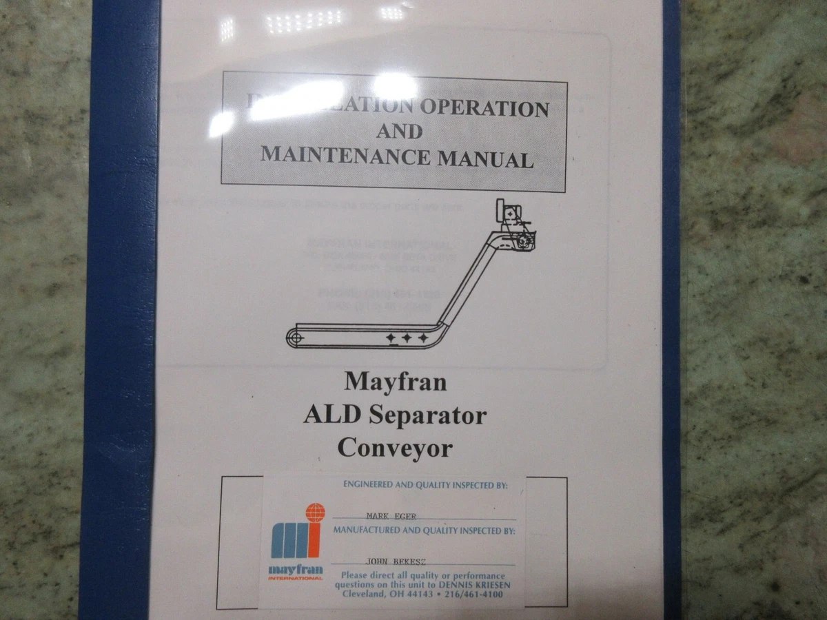 Mayfran chip conveyor top