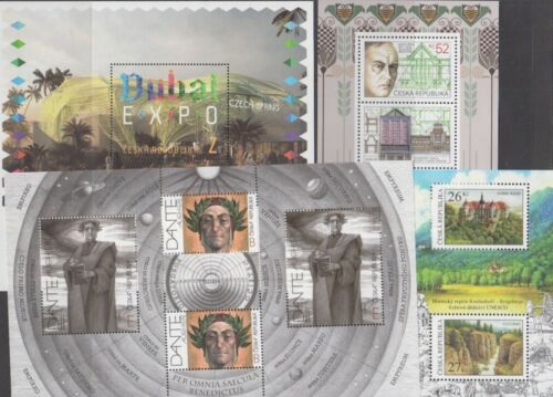Cecoslovacchia ( Ceska) MNH anno completo 2021 32 francobolli + 7 S/S+11 MS+4 Bklts - Foto 3 di 8