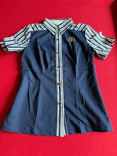 1976, McDonald's, "Un-Used", Female Employee (Blue) Uniform (Scarce / Vintage) - Picture 3 of 6