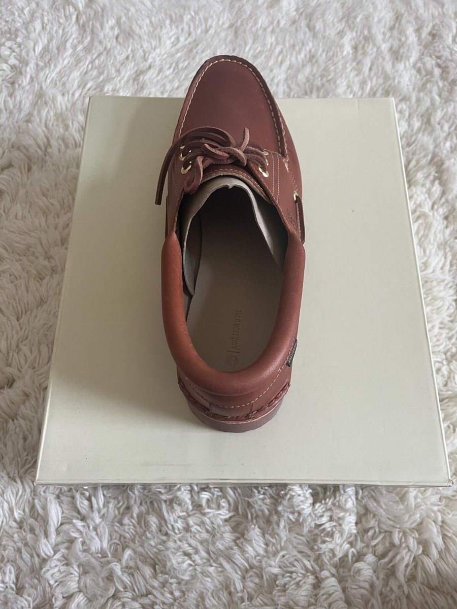 Timberland x Aime Leon Dore Handsewn Boat Shoes Brown Size  display picture 2