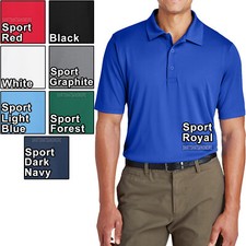 Mens Moisture Wicking Polo Shirt UV Protection Dri Fit XS-XL 2X, 3X, 4X, 5X, 6X