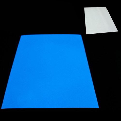 DIY Glow In The Dark Self Adhesive Vinyl A4 Sheet Sign Making Sticker Colorful - Picture 15 of 19