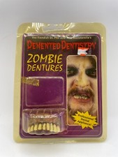 Vintage Halloween Zombie Dentures "Demented Dentistry" by Fun World