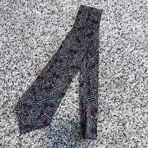 CHARLES JOURDAN 100% Silk Necktie ITALY VTG Luxury Designer - Picture 3 of 5
