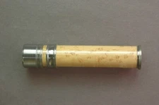 FLY ROD REEL SEAT Birdseye Maple 10814 Blued Nickel Silver Cap and Ring