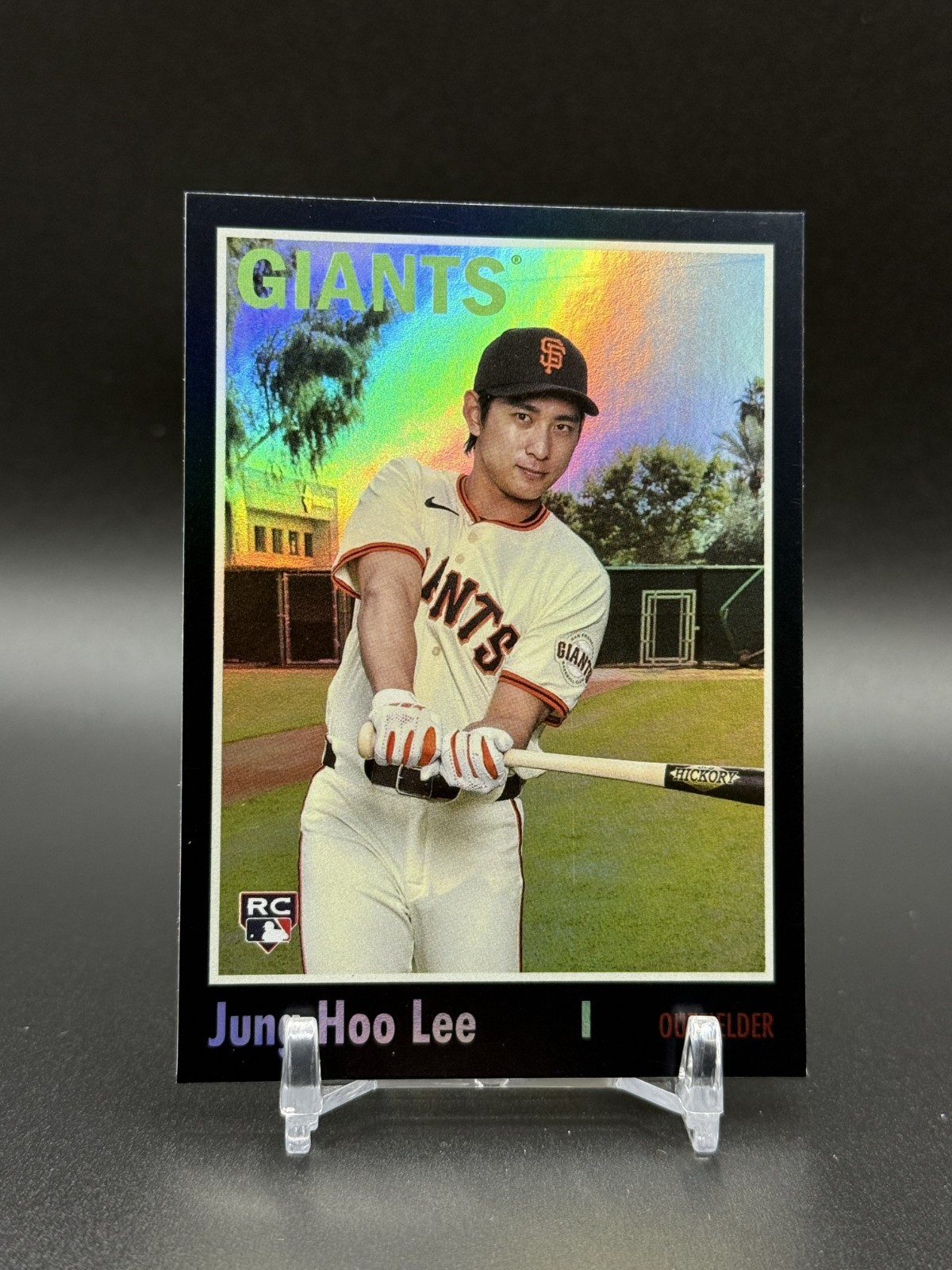 2024 Topps Archives JUNG HOO LEE Black Foilboard Rookie #127 Giants